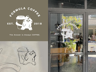 Coffee Cat cat coffee graphic graphic design shop