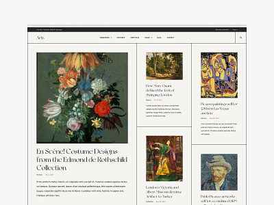 Arty.Magazine concept design grid layout minimal web webdesign