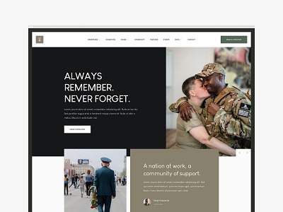 Right.Veteran concept design grid layout minimal web webdesign