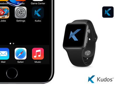 Kudos app concept design de logótipo design graphic design gráfico fitness app graphic design gráfico de design logo logomarca logotype logotype design marca