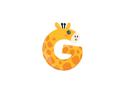 Funny G letter book brand bucher funny giraffe grafikdesign graphicdesign identity illustration kids kinder letter lettermark letters monogram simple symbol typographic typography yellow