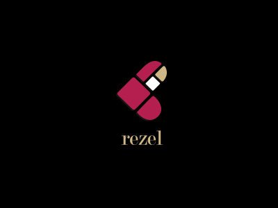 Creative Logo Rezel colors consulting fashion identity logo monogram pink rand simple symbol