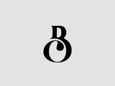 Monogram BC b bc black brand c company consulting identity letter logo monogram symbol