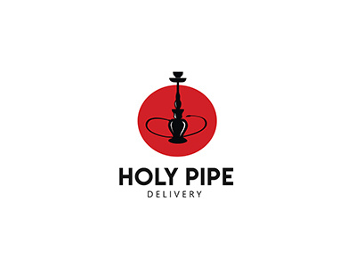Creative Logo Holy Pipe black consulting creative delivery graphicdesign identity logo pipe red