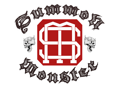 Summon Monster (Band Logo) alternativerock branding godspeed logo punkrock typography