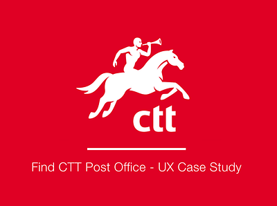 Find CTT Post Office - UX Case Study case study challenge ui user experience user interface ux