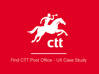 Find CTT Post Office - UX Case Study