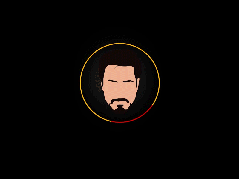 MaskUp1- Iron Man animation design gif icon illustration loop minimalism vector