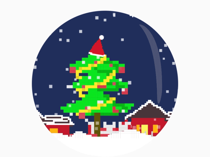 Merry Christmas! animation christmas design illustration loop vector