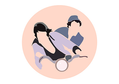 Jai-Veeru animation design friends illustration logo vector
