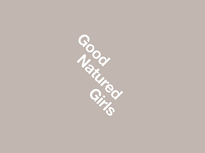 Good Natured Girls Logo