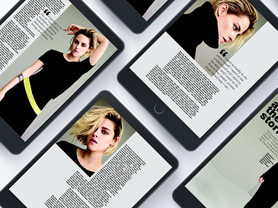 Digital fashion magazine bookdesign digitalmagazine layout typography