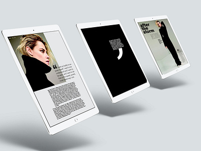 Digital magazine design