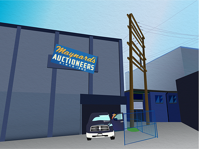 Maynards Auctioneers in Vancouver art design illustration illustrator photoshop