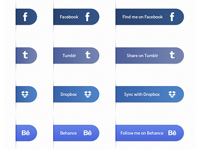 Social Buttons buttons facebook follow icon instagram interface link network social tags twitter