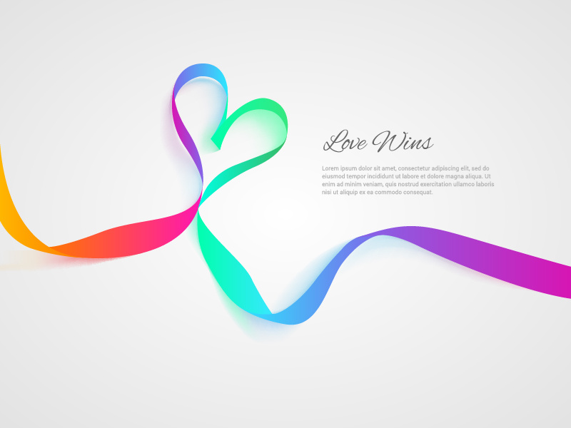 White ribbon for gay marriage