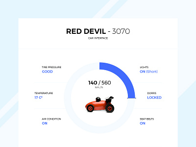 UI Challenge - Car Interface #034