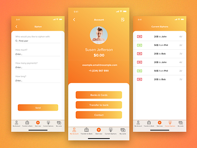 Money Operation App UI/UX Design