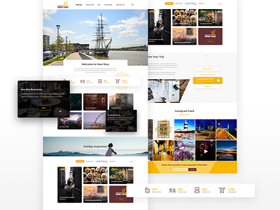 "Official Tourist Website" UI/UX Design