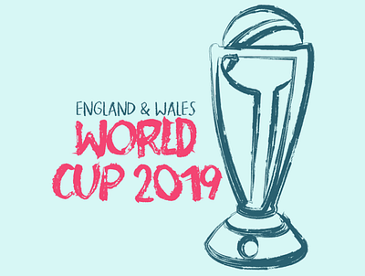 ICC world cup trophy 2019 book cover design branding cover design cricket design flyer artwork graphic design icon illustration logo social media design sports sports design typography vector world cup