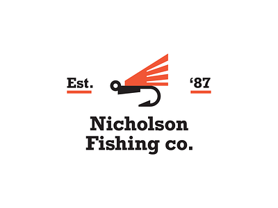 Fishing Logo branding design fish fish hook fish logo fishing fishing logo fishing t shirt fly fishing geometric geometric logo hook logo logo designer typography visual identity