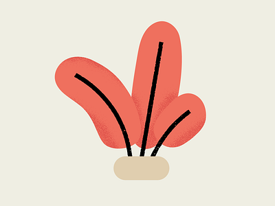 Plant #3 color color palette colors colour colour palette colours flower flower illustration flower pot illustration organic plant plant illustration potted plant potted plants shading texture