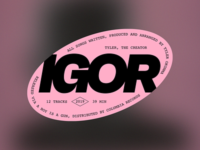 IGOR – Record Labels #006