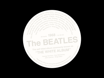 The White Album – Record Labels #008