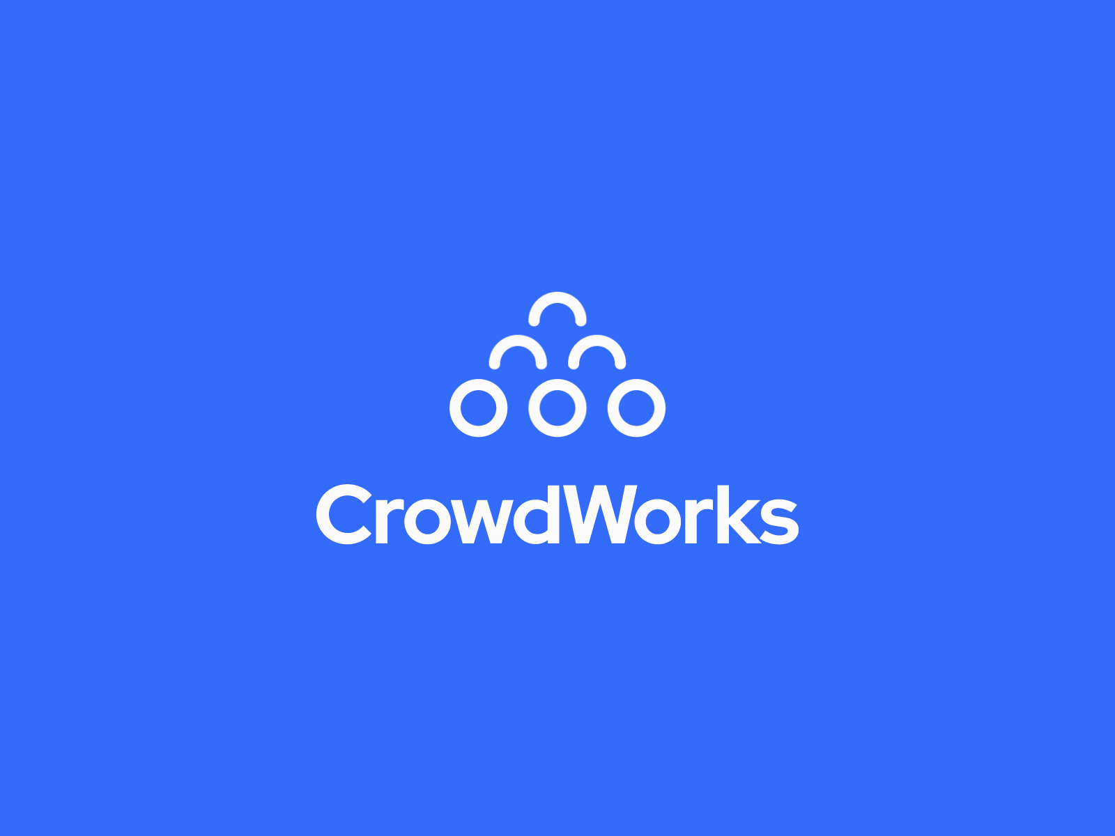 Logo Animation – CrowdWorks animated logo animation geometric logo logo animation logo design logo reveal motion graphics