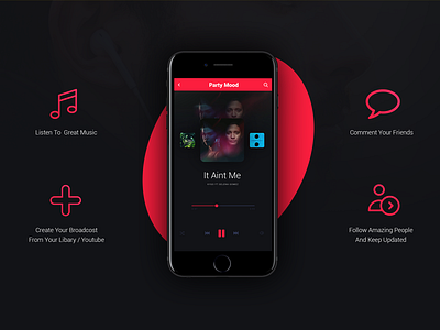Music Player | Playroom App design interface ui user ux