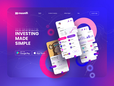 MUUNIFI. A Social Platform Built For Financial Communities. adaptivedesign adaptiveinterface design designinterface desktopinterface desktopwebsitedesign graphic design interface mobilescreen productdesign redesign ui uidesign uiux ux web webdesign webredesign webredisigninterface