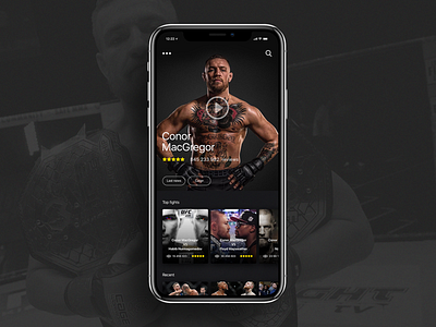 UFC News Platform app application design application ui behance conor mcgregor design dribbble habibnurmagomedov interface iphonex mobile mobile app ufc ui ui ux uidesign ux ux design uxd