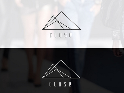 Close logo branding design illustration logo minimal vector