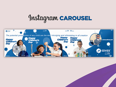 Instagram Carousel - Children's Day branding design eflyer graphic design graphics instagram instagram post instagram template