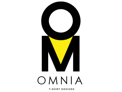 Logo Omnia branding logo marca men people shirt
