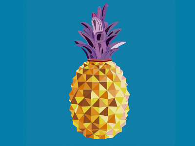 Geometric pineapple bogota colombia creativo diferente geometria pineapple