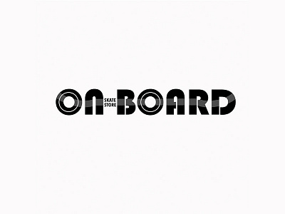 On Board logo bogota branding colombia concepto identidad logo marca skate