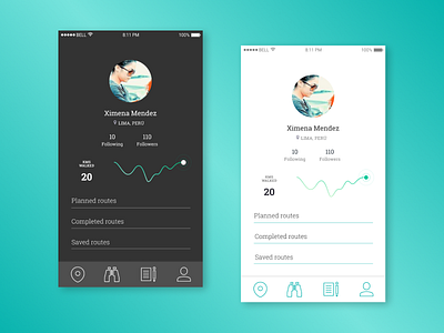 User Profile 006 app dailyui ui user profile