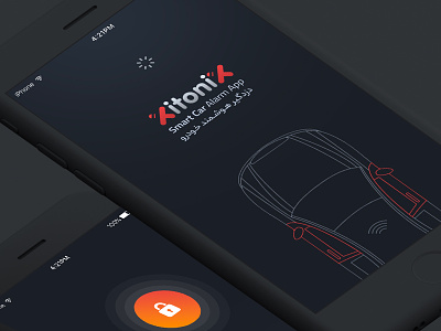Smart Car Alarm Application – UI