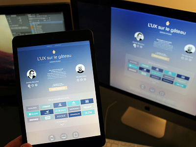 UXing on the cake :) design france interface paris ui ux