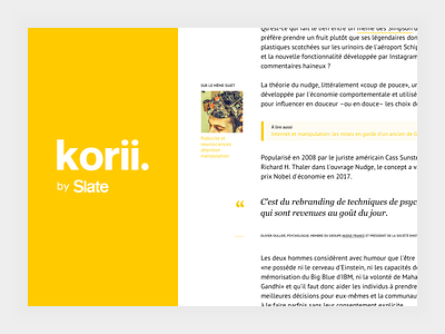 korii website