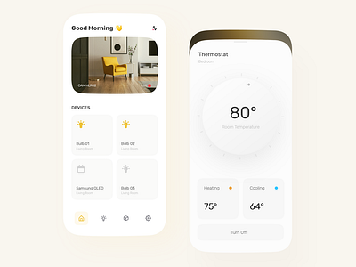 Smart Home App app app design application daily inspiration dailyui design dribbble mobile app popular smart home smart home app smarthome ui inspiration ui ux uiuxdesign user experience user inteface ux ux inspiration