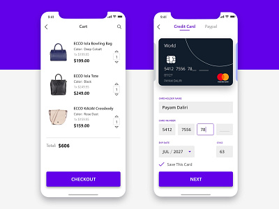 Daily UI - #002 Checkout 002 2d app art checkout daily dailyui dailyui 002 design dribbble ios iphonex minimal ui user experience user interface ux