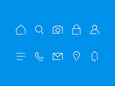 Daily UI - #055 Icon Set