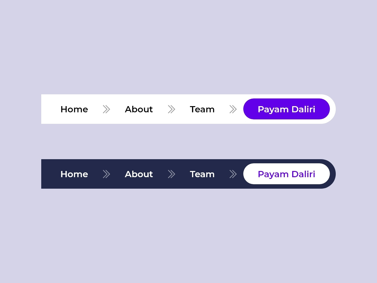 Daily UI - #056 Breadcrumb by Payam Daliri on Dribbble