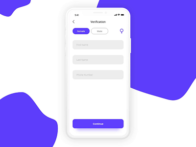 Daily UI - #082 Form 2d app art blue color dailyui design dribbble form icon illustration interaction interaction design ios iphone minimal ui user experience user interface ux