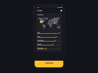 Daily UI - #086 Progress 2d app art color dailyui dark design dribbble icon illustration ios iphone maps minimal progress ui user experience user interface ux vector