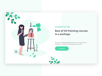 Daily UI - #091 Curated For You 2d app art branding color curated for you dailyui design dribbble icon illustrate illustration minimal ui user experience user interface ux vector web web design