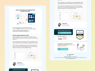 Selling emails design for clients design figma illustrations ui ux