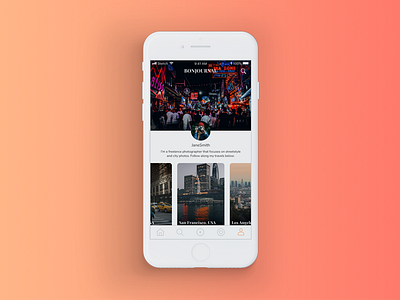 BONJOURNAL Redesign Project app itinerary journal travel